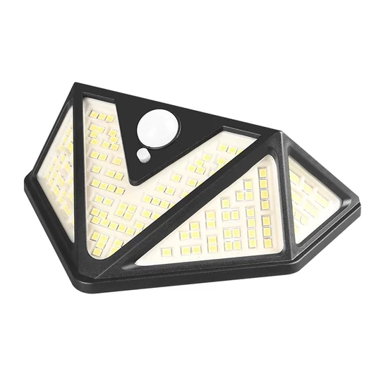 Solárna lampa so snímačom pohybu so širokým uhlom svietenia, 1200 lúmenov