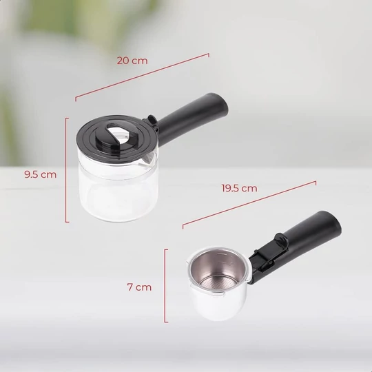 Daewoo kávovar s napeňovačom mlieka, 800 W, DES-485