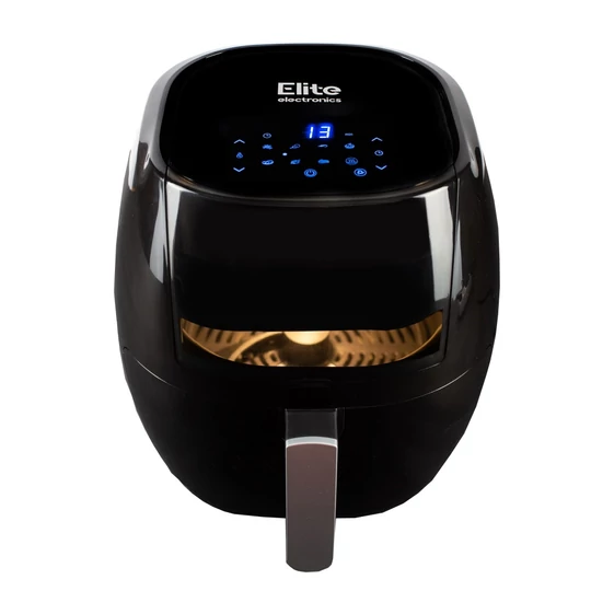 Bezolejová teplovzdušná fritéza Elite® s digitálnym displejom, miešacou lopatkou a okienkom 1800 W, objem 7,7 l 