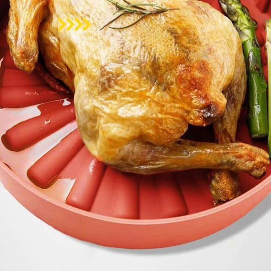 Silikónová forma na pečenie, forma na teplovzdušnú fritézu, pečenie, mrazenie, 16 cm