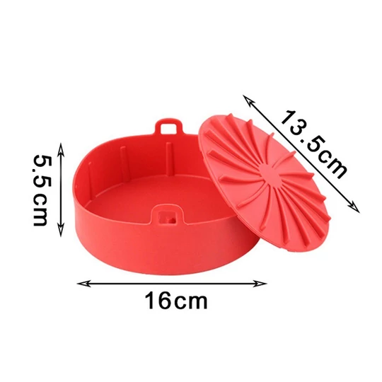 Silikónová forma na pečenie, forma na teplovzdušnú fritézu, pečenie, mrazenie, 16 cm