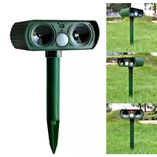 Jednoduchý alarm na solárny pohon so snímačom pohybu, alarm na zvieratá, alarm na vtáky