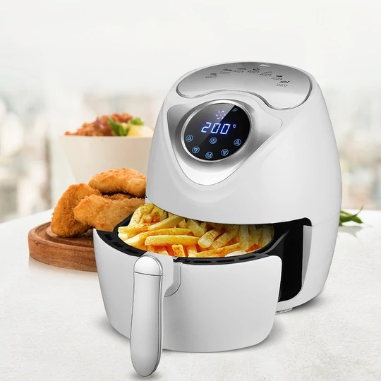 Elite® Air Fryer 3,6 l objem bezolejová teplovzdušná fritéza s digitálnym displejom 1600W