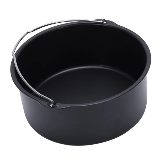 15-dielna fritéza na vzduchu, sada príslušenstva a doplnkov pre fritézu na horúcom vzduchu bez oleja s knihou receptov - 20 cm