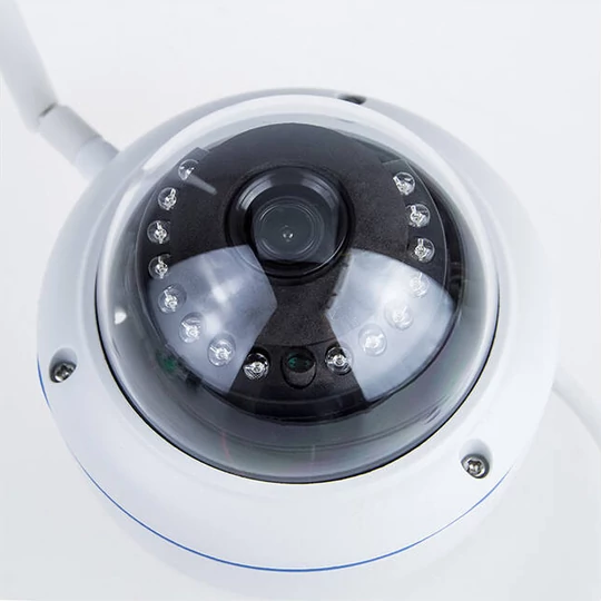 Bezpečnostná kamera IP dome s rozlíšením HD WiFi a režimom nočného videnia na vnútorné aj vonkajšie použitie