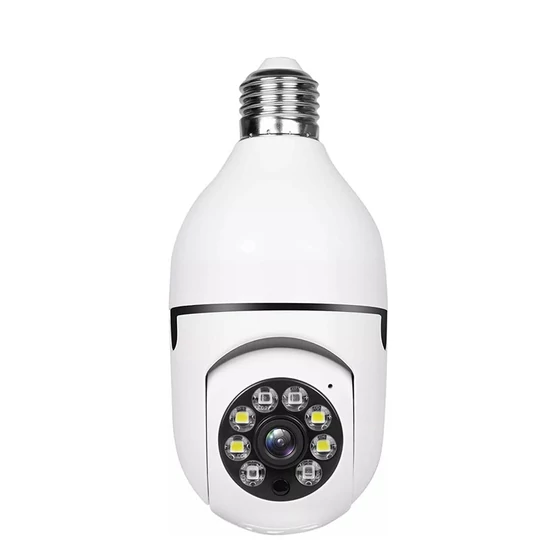 Smart IP panoramatická kamera WiFi so zásuvkou E27