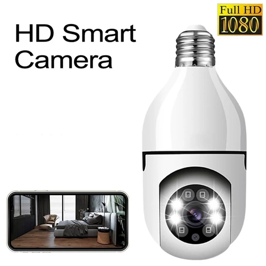 Smart IP panoramatická kamera WiFi so zásuvkou E27