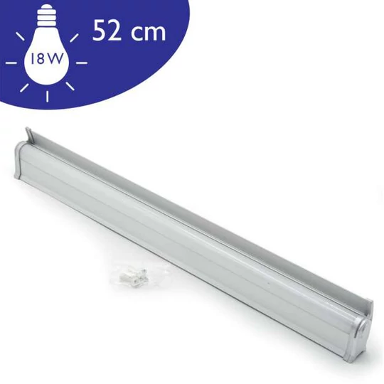 Exkluzívne 18W LED zrkadlové osvetlenie s nastaviteľným svetlovodom, 52 cm