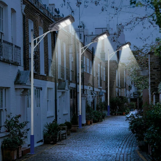 Extra jasné LED solárne pouličné svietidlo s diaľkovým ovládaním, pohybovým senzorom, 500W