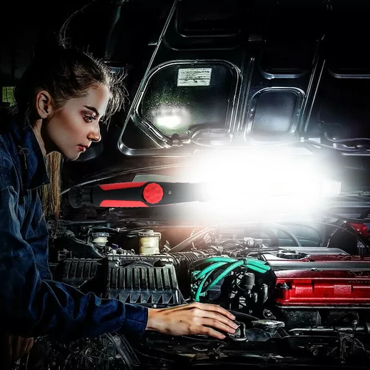 Magnetické pracovné svetlo s nastaviteľným jasom a možnosťou otáčania