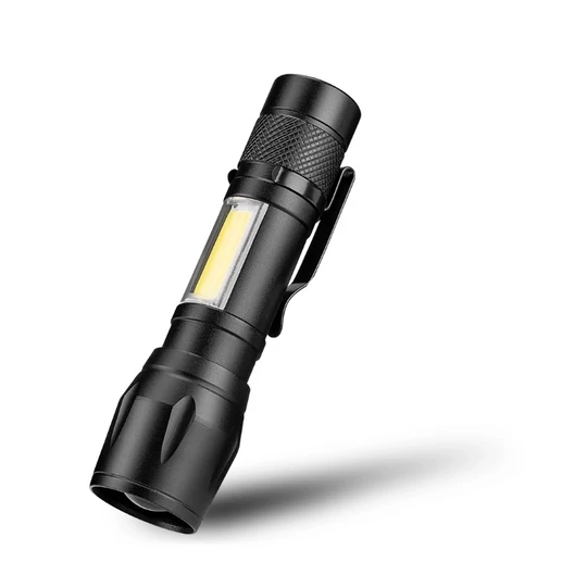 Mini Power Style COB LED extra jasná multifunkčná baterka malých rozmerov v plastovej škatuľke