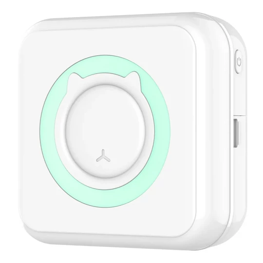 Prenosná mini tlačiareň napájaná batériou, inteligentná tlačiareň s termálnym papierom, pripojenie bluetooth
