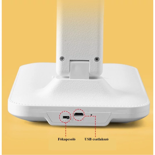 Stolná LED lampa s nastaviteľnou teplotou farieb a jasom s držiakom na telefón, 5W