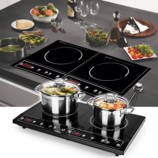Dvojitá indukčná varná doska Royalty Line 3400W RL-DIP4000.2