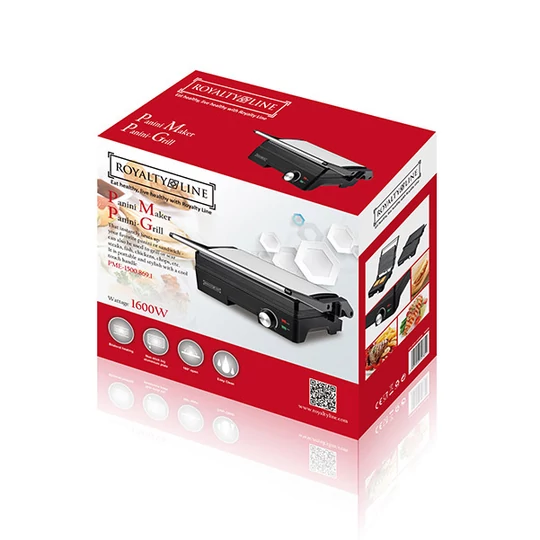 Royalty Line veľké multifunkčné panini a gril 1600W