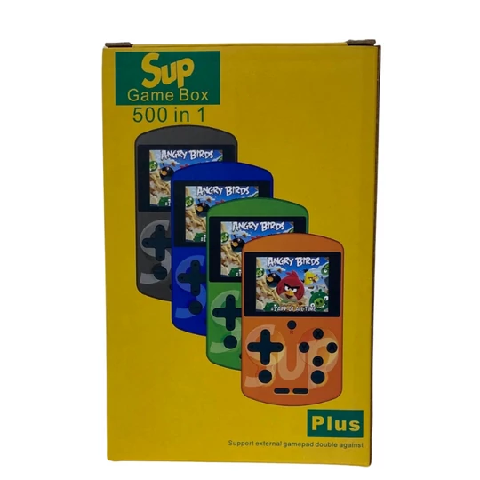 SUP Retro herná konzola s farebným displejom a 500 hrami