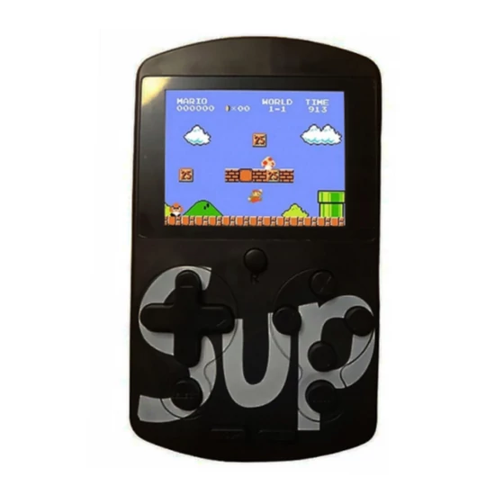 SUP Retro herná konzola s farebným displejom a 500 hrami