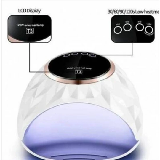 Digitálna UV LED lampa na nechty, výkon 120 W