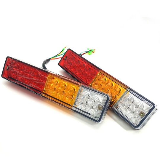 Sada zadných svetiel pre nákladné vozidlá, prívesy, LED, 2ks, 24V