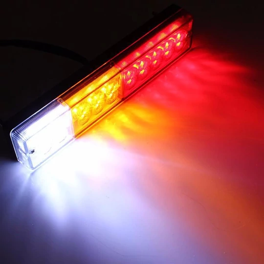 Sada zadných svetiel pre nákladné vozidlá, prívesy, LED, 2ks, 24V