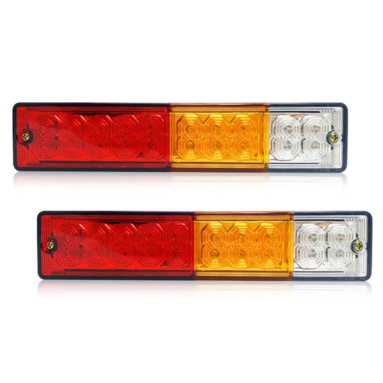 Sada zadných svetiel pre nákladné vozidlá, prívesy, LED, 2ks, 24V