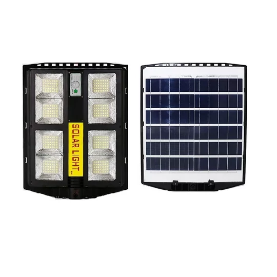 800W solárne LED pouličné osvetlenie s držiakom, diaľkovým ovládaním, snímačom pohybu - extra jasné