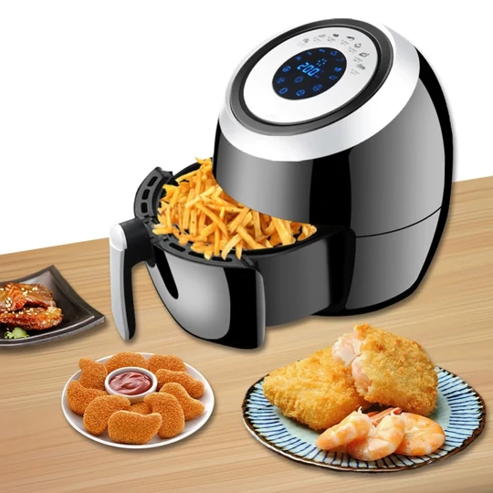 Elite® Air Fryer 3,6 l objem bezolejová teplovzdušná fritéza s digitálnym displejom 1500W