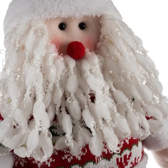 Vianočný teleskopický textilný Santa Claus, vysoký 60-95 cm