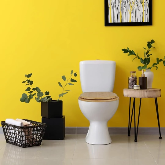 WC sedadlo Elite Home® MDF s funkciou proti kondenzácii, pomaly sa zatvárajúci poklop, kovové pánty, efekt prírodného dreva