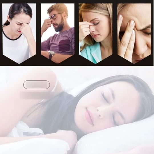 Prenosný, inteligentný masážny prístroj na oči s technológiou bluetooth, s funkciou zahrievania a hudbou, biely