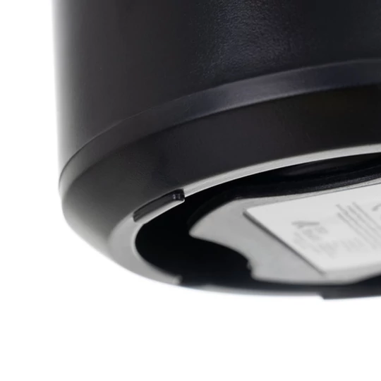 Elektrický mlynček na kávu s výkonom 150 W, kapacitou 50 g, dvoma nožmi a priehľadným vekom, čierny