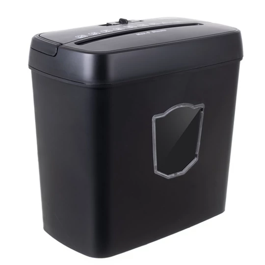 Automatický skartovač dokumentov, 12-litrový koš, v súlade s GDPR, čierny