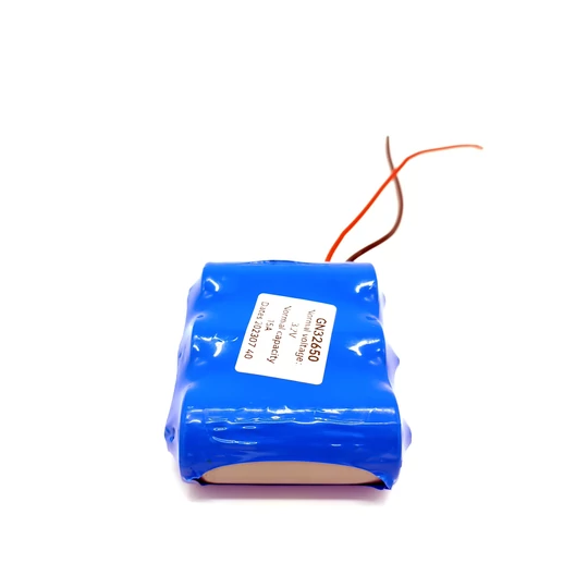 Trojčlánková batéria pre solárny panel, 3x5000mAh, 3,2V, GN32650, modrá