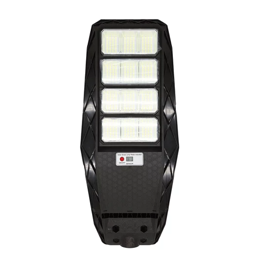 Solárne napájanie, senzor pohybu, diaľkové ovládanie, pouličné osvetlenie, 800 W, ploché