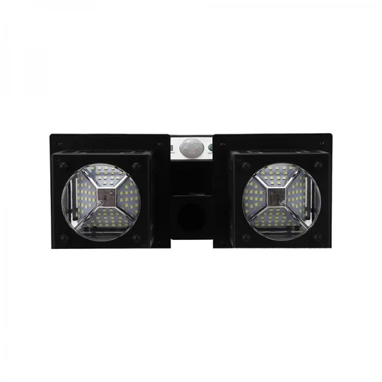 Samostatný solárny panel, solárny panel, senzor pohybu, vonkajší, dvojitá LED lampa, 192 COB, PIR senzor