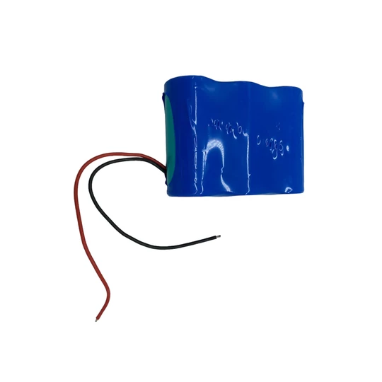 Trojčlánková batéria pre solárny panel, 3x4000mAh, 3,2V, 10 x 8 x 3,5 cm, modrá