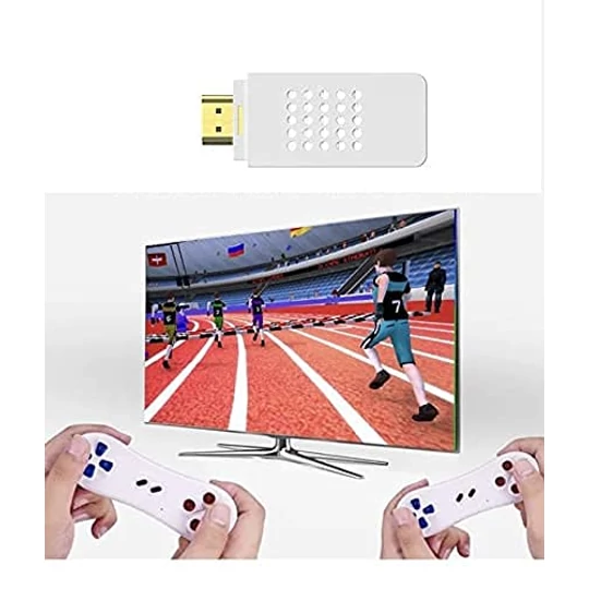 Bezdrôtová interaktívna herná konzola, HD retro, s 30 zabudovanými hrami