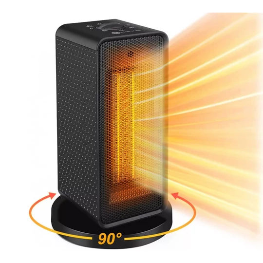 Stolný sálavý ohrievač, ventilátor s oscilačnou funkciou, 1200 W
