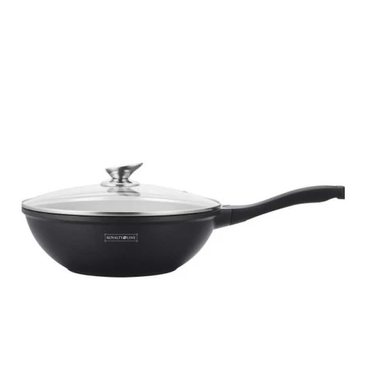 Royalty Line Mramorová panvica so skleneným poklopom, 24 cm, RL-BDF24ML