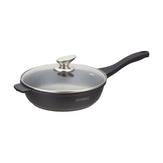 Royalty Line Mramorová panvica so skleneným poklopom, 24 cm, RL-BDF24ML