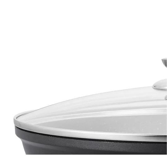 Royalty Line Mramorová panvica so skleneným poklopom, 24 cm, RL-BDF24ML