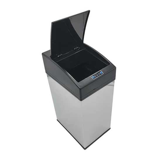 Worth Air senzor automatický odpadkový kôš 7 l, inox, čierna vrchná časť, s vyberateľnou priehradkou na odpadky