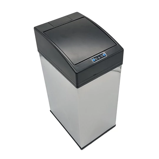 Worth Air senzor automatický odpadkový kôš 7 l, inox, čierna vrchná časť, s vyberateľnou priehradkou na odpadky