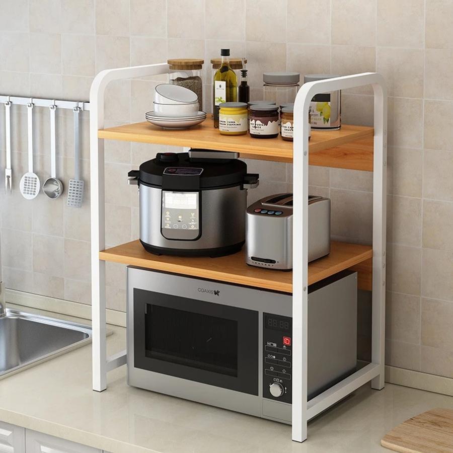 Kuchynská/Kancelárska polica s kovovým rámom, malá