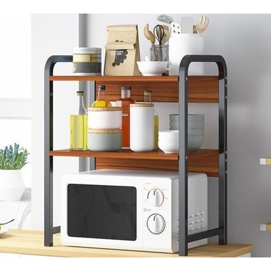 Malý kovový rám kuchynský, kancelársky regál, stojan, čierny