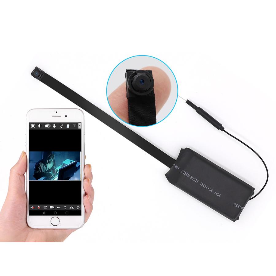 Bezdrôtová bezpečnostná kamera na batériu, mikrokamera s WiFi