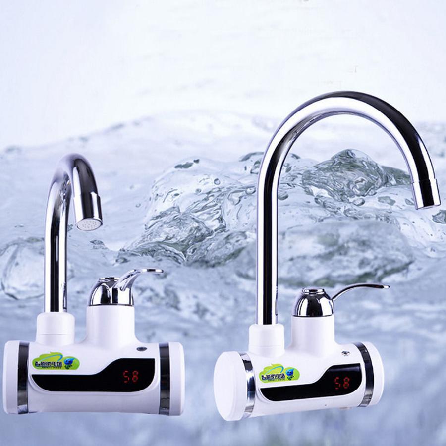 LED prietokový ohrievač vody s pripojením na stenu s výkonom 3 kW