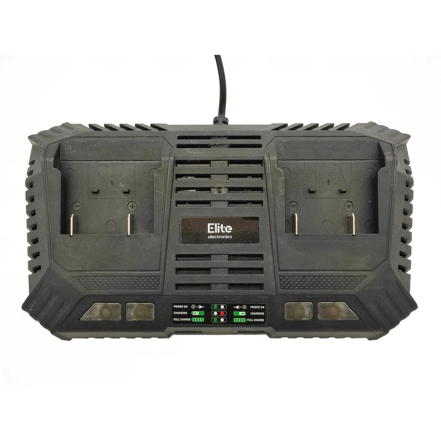 Dvojitá nabíjačka batérií Elite Electronics®, rýchlonabíjačka