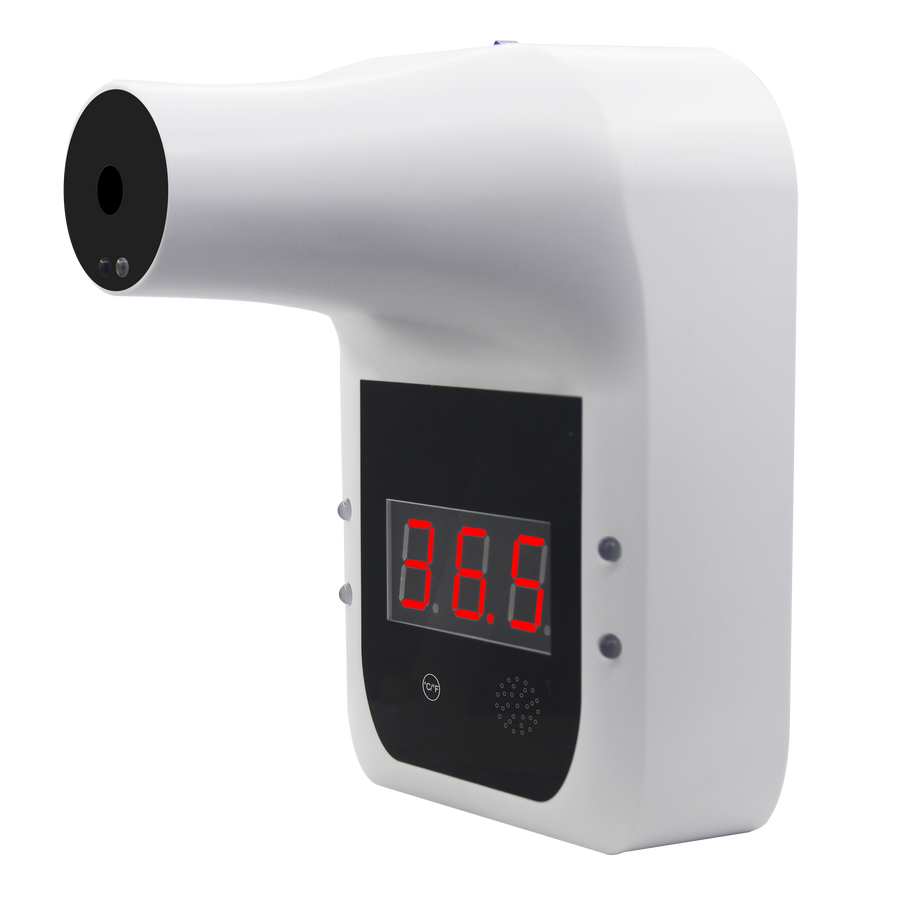 Nástenný automatický infračervený teplomer s digitálnym displejom