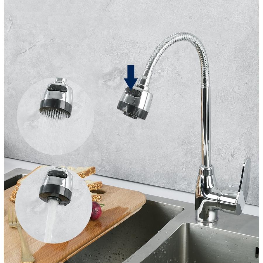 Flexibilné drezové hadice, drezová sprchová hlavica s ovládaním vody, 50 cm